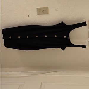 Black button dress in size small